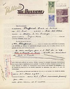 Oran Courriers pub 411- Bussiere
